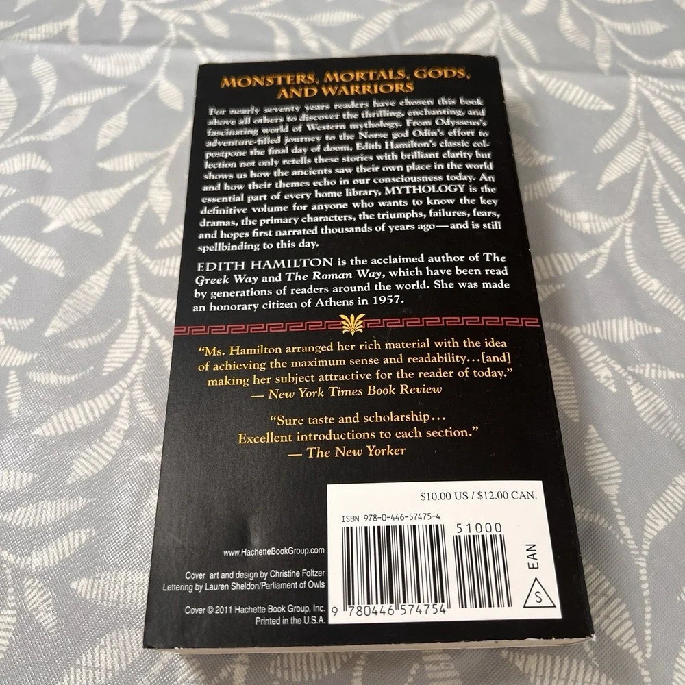 Mythology : Timeless Tales‎ of Gods and Heroes by Edith Hamilton (2011, Trade...